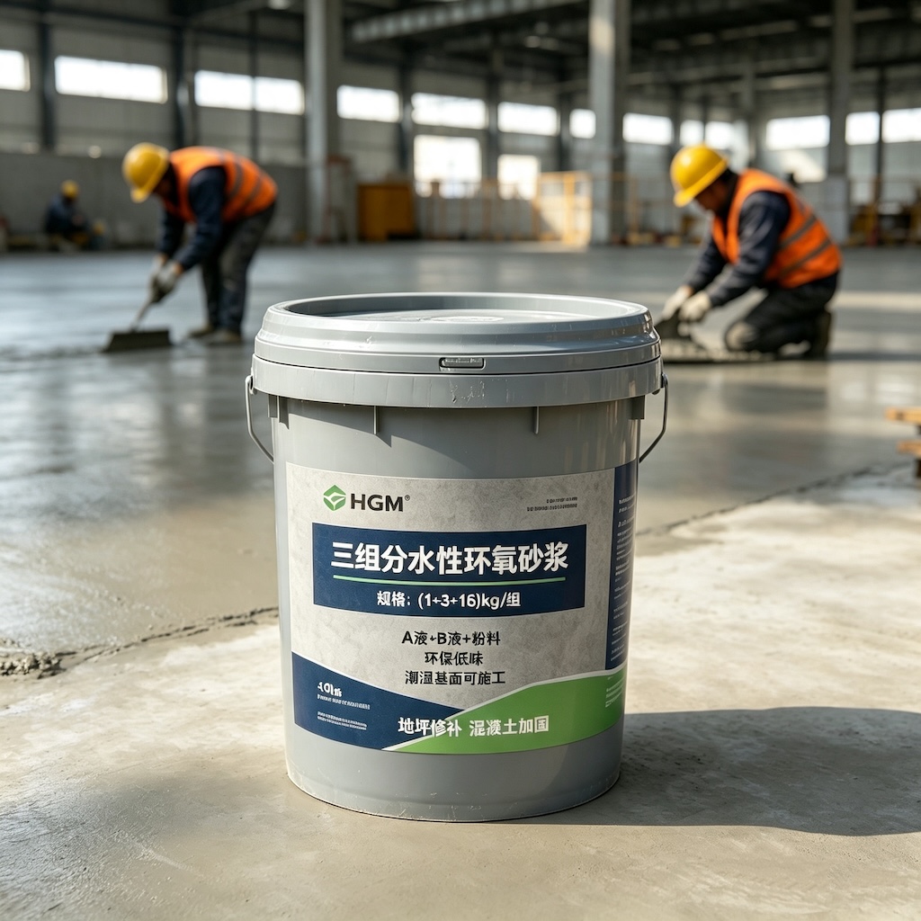 龙陵三组份水性环氧砂浆